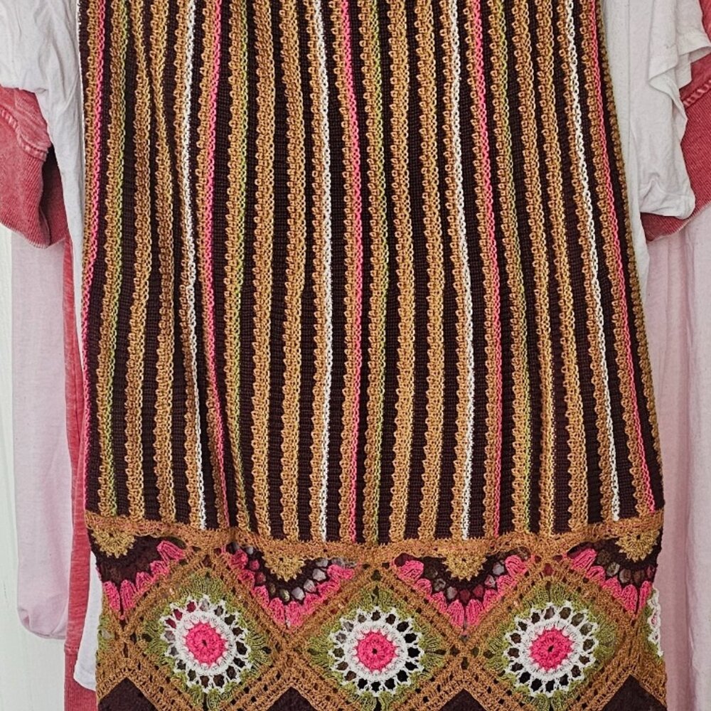 Brand New Kohls Granny Square Skirt